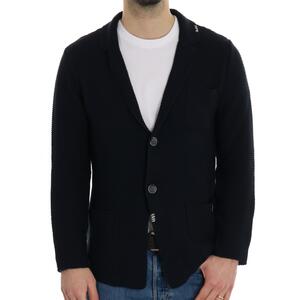 GIACCA IN MAGLIA BLU